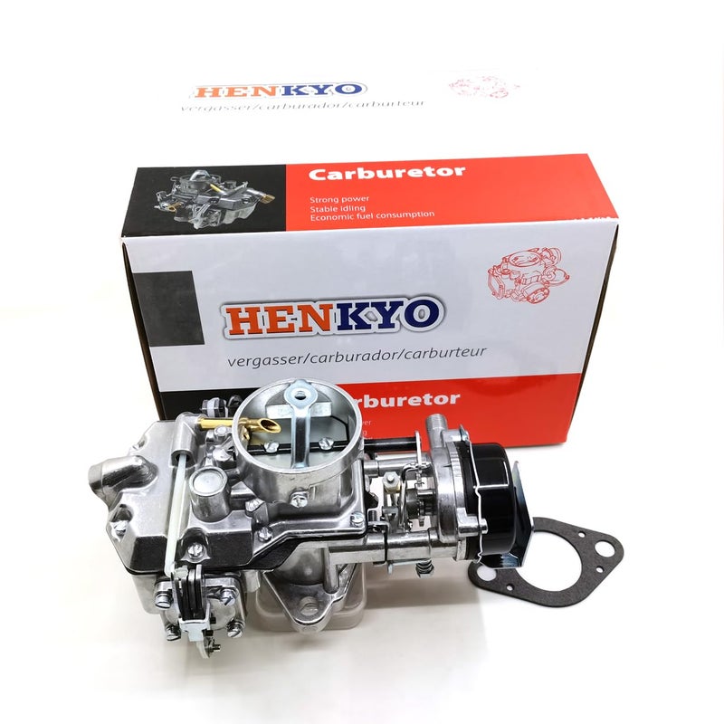 HENKYO Autolite 1100 1 Barrel Carburetor Fit 1963 to 1968 Ford Mustang Falcon Comet straight six cylinder 170 & 200 CID engines hot air choke works with automatic and manual transmissions - Image 5
